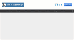 Desktop Screenshot of kidsinsupershape.org