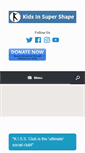 Mobile Screenshot of kidsinsupershape.org